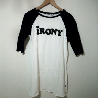 アイロニー(IRONY)のIRONY☆ラグランTシャツワンピ(Tシャツ(長袖/七分))