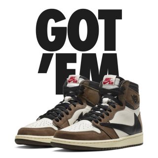 ナイキ(NIKE)のTRAVIS SCOTT JORDAN 1 トラヴィス スコット(スニーカー)