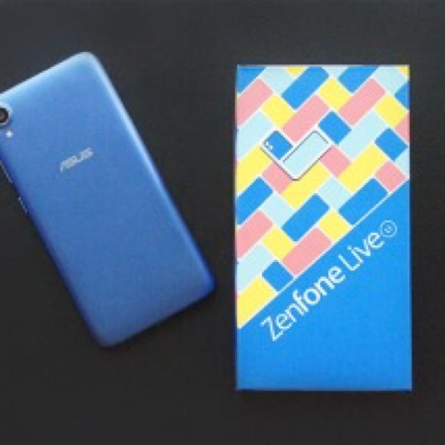 新品未開封 ASUS ZenfoneLive L1(ZA550KL) ブルー スマホ/家電/カメラのスマートフォン/携帯電話(スマートフォン本体)の商品写真