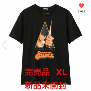 ジーユー(GU)のGU  グラフィックTシャツ 時計仕掛けのオレンジ  XL  新品未開封(Tシャツ/カットソー(半袖/袖なし))