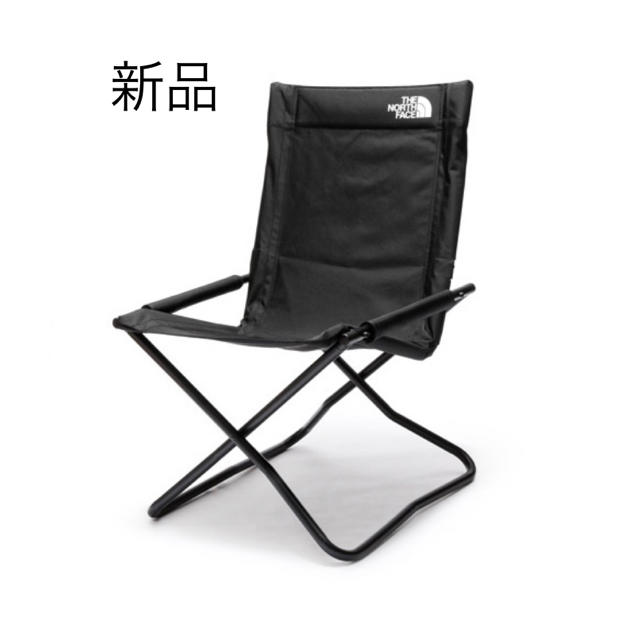 THE NORTH FACE(ザノースフェイス)のノースフェイス キャンプチェア 新品 ブラック TNF CAMP CHAIR スポーツ/アウトドアのアウトドア(テーブル/チェア)の商品写真