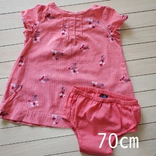 ベビーギャップ(babyGAP)のbaby Gap　ワンピース　70センチ(ワンピース)