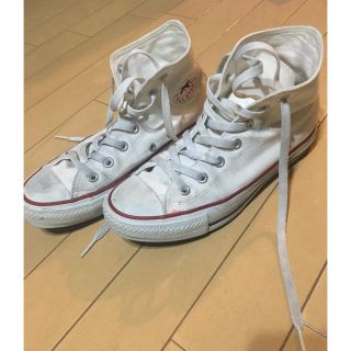 コンバース(CONVERSE)のコンバース☆白ハイカット(スニーカー)