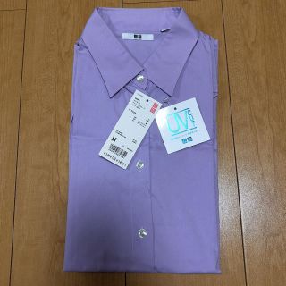 ユニクロ(UNIQLO)の【新品】UNIQLO UVカット ストレッチブロードシャツ(シャツ/ブラウス(長袖/七分))