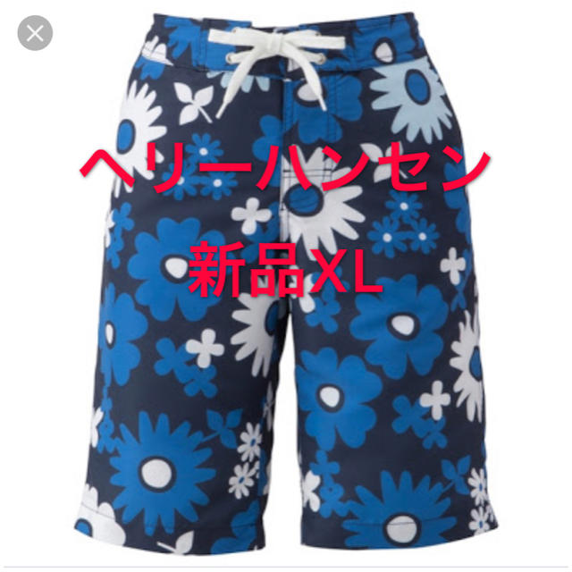 HELLY HANSEN(ヘリーハンセン)の処分価格 新品 XL HELLY HANSENヘリーハンセン花柄ショートパンツ メンズの水着/浴衣(水着)の商品写真