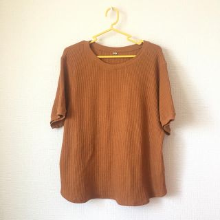 ユニクロ(UNIQLO)のUNIQLO トップス ニット 半袖(ニット/セーター)