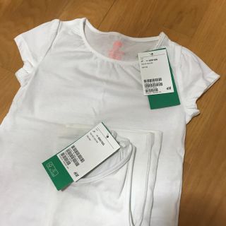 エイチアンドエム(H&M)の100〜105 H&M 白半袖とタンクトップ(Tシャツ/カットソー)