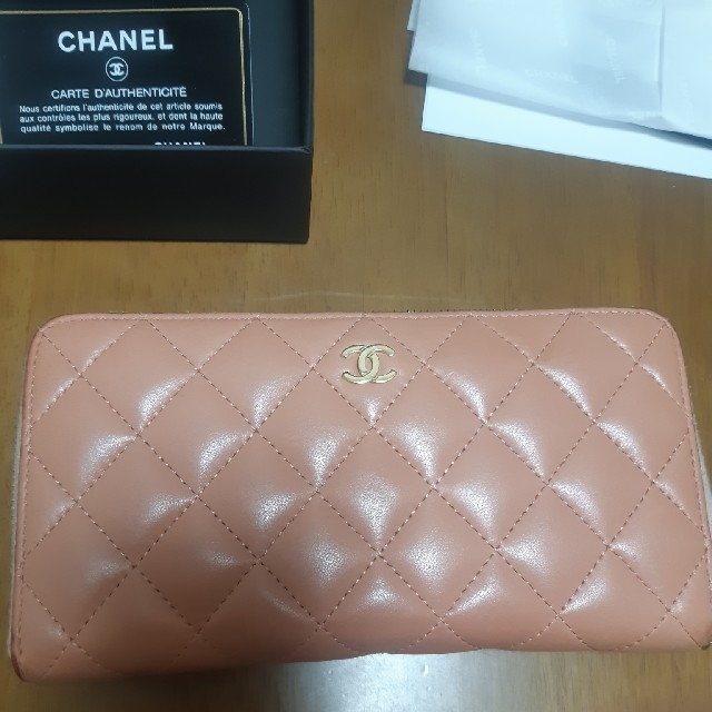 CHANEL(シャネル)のリリさま専用　シャネル　長財布　ピンク　美品♥️ レディースのファッション小物(財布)の商品写真