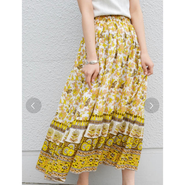 Khaju(カージュ)の【khaju】プリントスカート レディースのスカート(ロングスカート)の商品写真