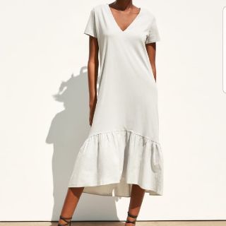 ザラ(ZARA)のmky.K様専用★　ユーズド加工風ワンピース(ロングワンピース/マキシワンピース)