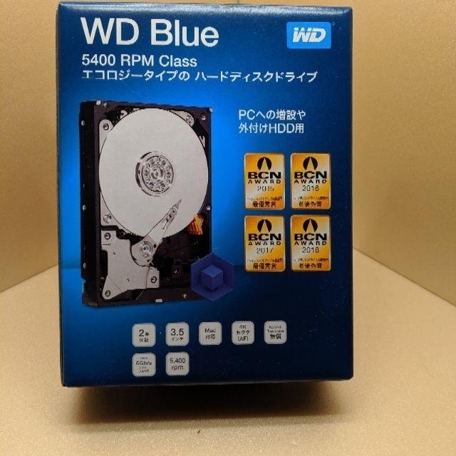 PC/タブレット【新品未開封】WD　内臓HDD　4.0TB