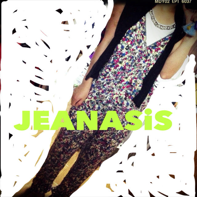 JEANASIS(ジーナシス)のJEANASiS/花柄サロペット レディースのパンツ(サロペット/オーバーオール)の商品写真
