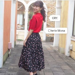 シェリーモナ(Cherie Mona)のシェリーモナ　花柄スカート🎀(ロングスカート)