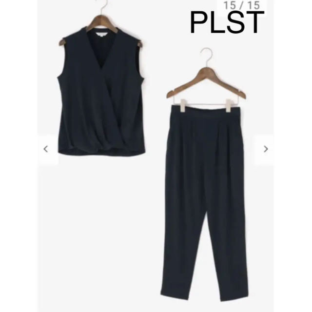 PLST(プラステ)のPLST  ポリエステルストレッチカシュクールセットアップ レディースのレディース その他(セット/コーデ)の商品写真