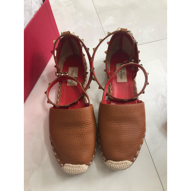 VALENTINO - ヴァレンティノ ロックスタッズ エスパドリーユ シューズ