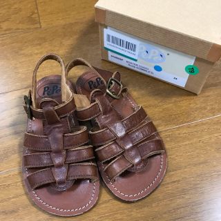 キャラメルベビー&チャイルド(Caramel baby&child )のpepe childrenshose ぺぺ サンダル EU24 15cm相当(サンダル)