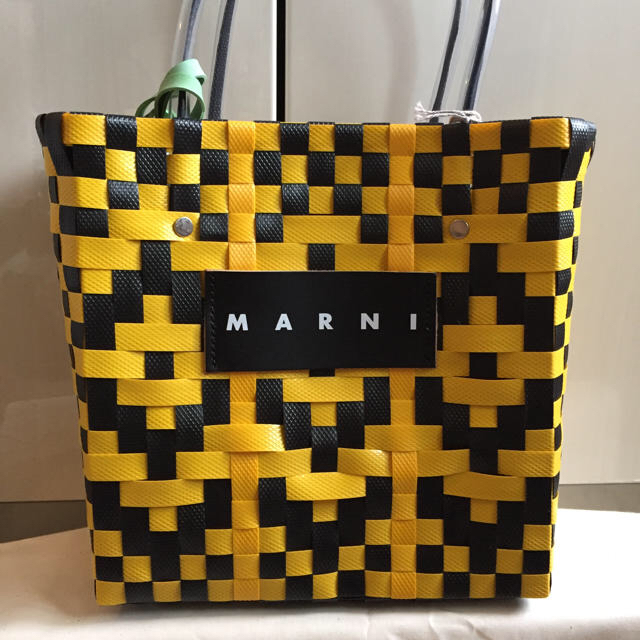 MARNI カゴバッグ ミニ イエロー