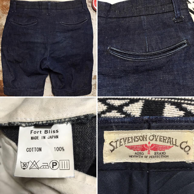 STEVENSON OVERALL(スティーブンソンオーバーオール)のHi30様 専用《★ Stevenson Overall ★》セルビッチショート メンズのパンツ(ショートパンツ)の商品写真