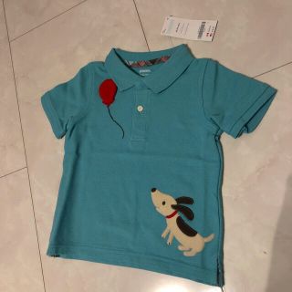 ジンボリー(GYMBOREE)のジンボリー 半袖ポロシャツ 犬とふうせん 18-24ヶ月 80cm 新品(Ｔシャツ)