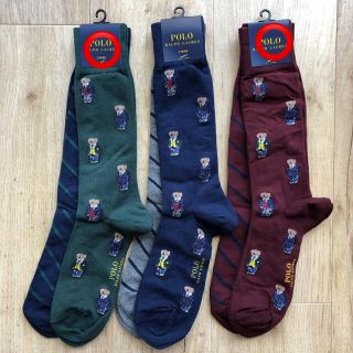 ラルフローレン(Ralph Lauren)の3色よりお選び下さい(ソックス)