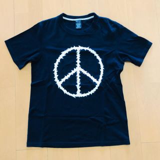 ナンバーナイン(NUMBER (N)INE)のナンバーナイン NUMBER(N)INE ピースマーク Tシャツ 黒 サイズ2(Tシャツ/カットソー(半袖/袖なし))