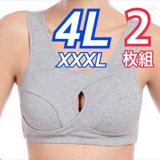 ナイトブラ 4L XXXL 2枚組 おやすみブラ NEWナイトブラ 大きいサイズ(その他)