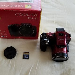 ニコン(Nikon)のRuss様専用!! Nikon COOLPIX P610  レッド 美品(コンパクトデジタルカメラ)