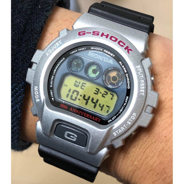 G-SHOCK/コラボ/ホンダ/50周年/シルバー/メタリック/カスタム/限定/メンズ