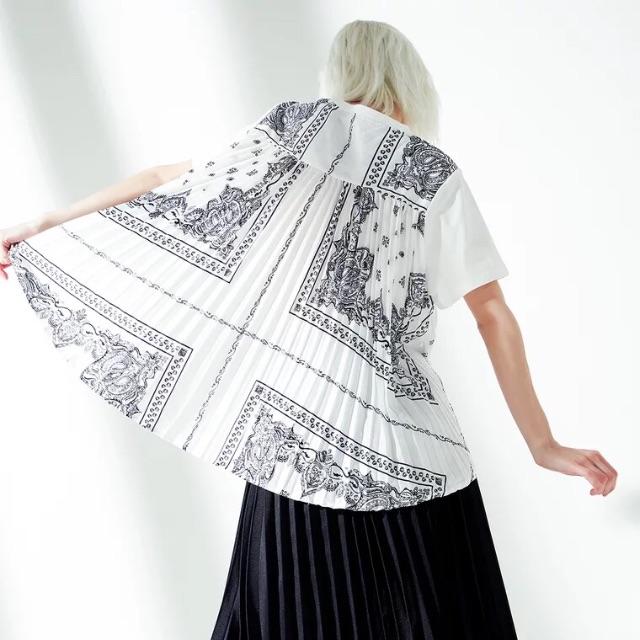 インポート!バックバンダナプリントTシャツ♪フリーサイズ モード インポート!バックバンダナプリントTシャツ♪フリーサイズ モード