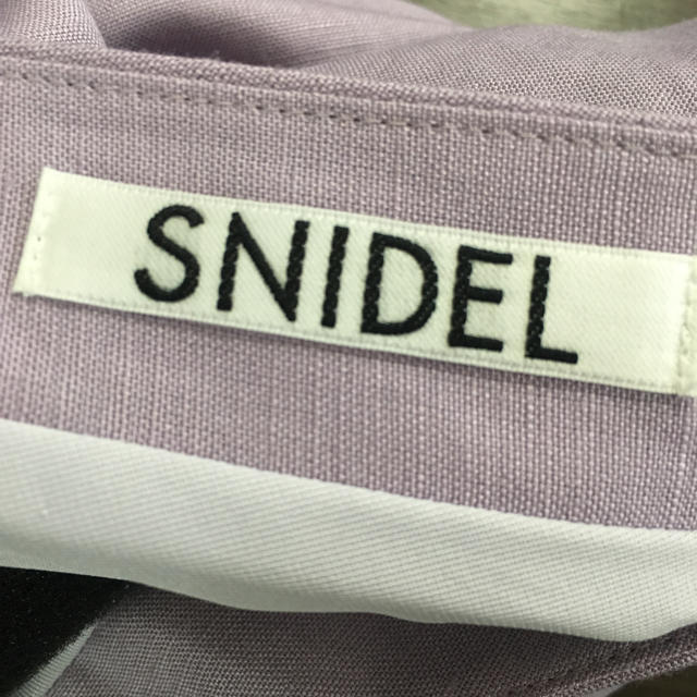 【再値下げ】定価半額以下 SNIDEL フレアスリーブリネンワンピース