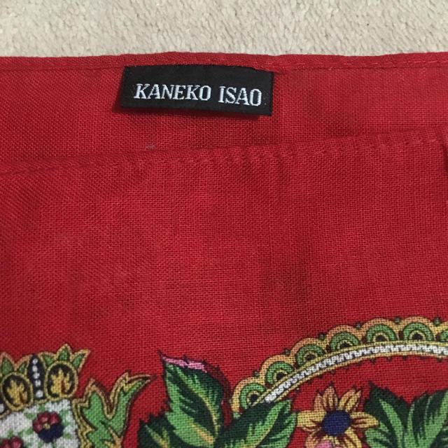 KANEKO ISAO(カネコイサオ)のカネコイサオ  レトロ薔薇柄 バンダナ ハンカチ  レディースのファッション小物(ハンカチ)の商品写真