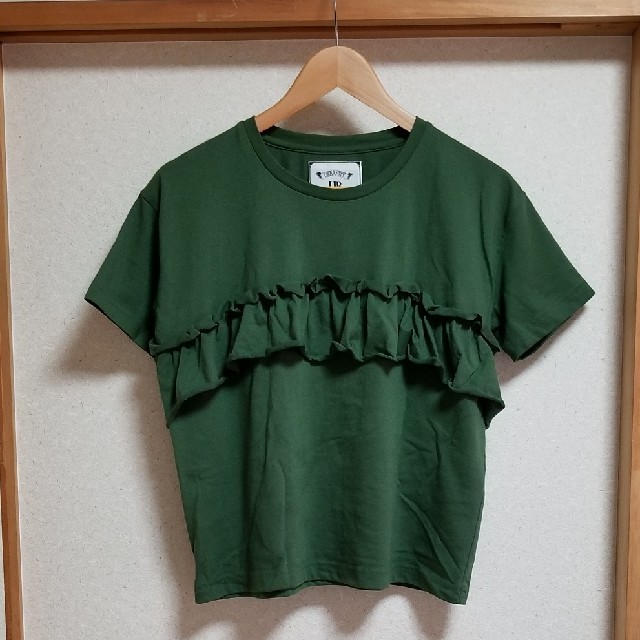 しまむら(シマムラ)のしまむら　フリルTシャツ レディースのトップス(Tシャツ(半袖/袖なし))の商品写真