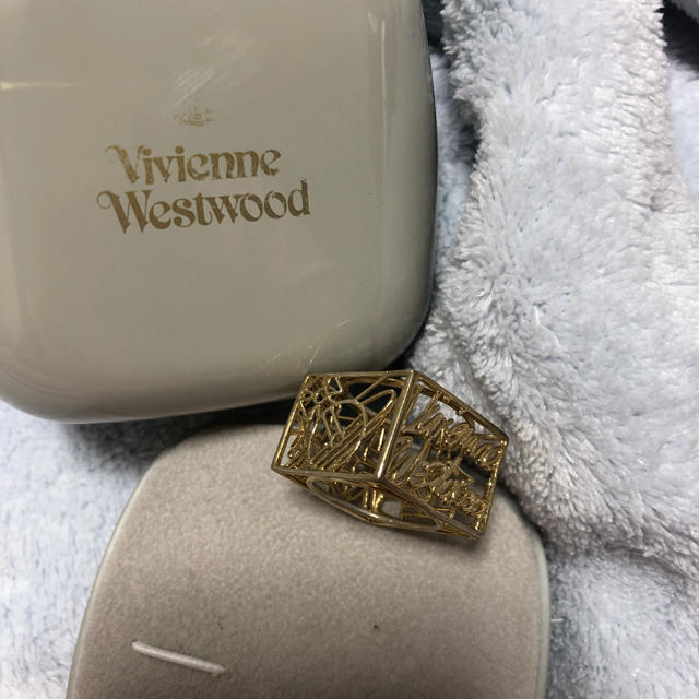 Vivienne Westwood(ヴィヴィアンウエストウッド)のvivienne キューブ リング レディースのアクセサリー(リング(指輪))の商品写真