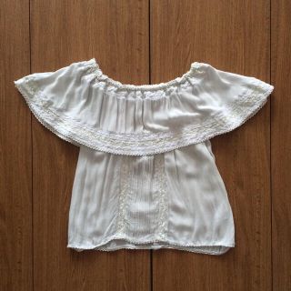 フラワー(flower)のflower フラワー rainbow lace tops(シャツ/ブラウス(半袖/袖なし))