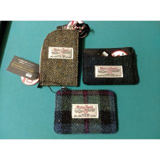 ハリスツイード(Harris Tweed)のセット ハリスツイード カードケース パスケース キーケース DAISO(名刺入れ/定期入れ)