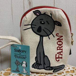 スヌーピー(SNOOPY)の《新品 タグ付き》スヌーピー＆ファーロン  帆布スタンドポーチ(ポーチ)