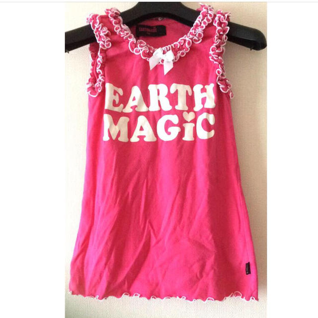 EARTHMAGIC(アースマジック)の☆アースマジック☆タンクトップ♪♪ キッズ/ベビー/マタニティのキッズ服女の子用(90cm~)(Tシャツ/カットソー)の商品写真