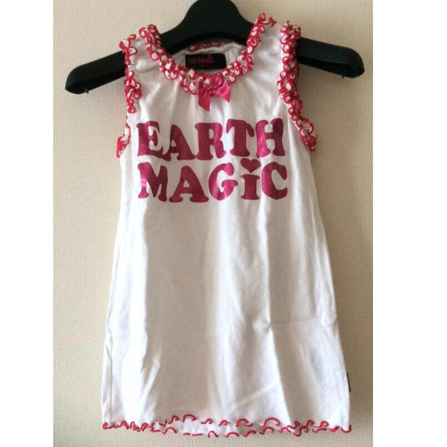 EARTHMAGIC(アースマジック)の☆アースマジック☆タンクトップ♪♪ キッズ/ベビー/マタニティのキッズ服女の子用(90cm~)(Tシャツ/カットソー)の商品写真