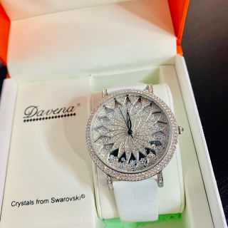 SWAROVSKI - 腕時計 DAVENA ダベナ スワロフスキー CITIZEN シルバーの通販｜ラクマ