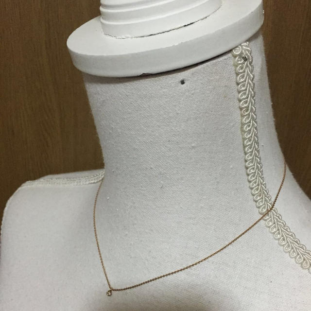 アガットagete.一粒ダイヤネックレス 1
