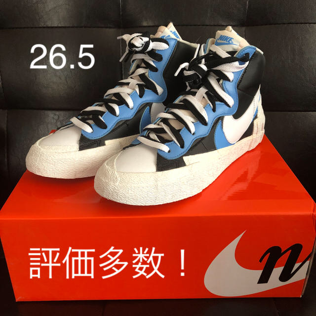 メンズNike sacai ブレザー ブルー 26.5 スニーカー エアジョーダン