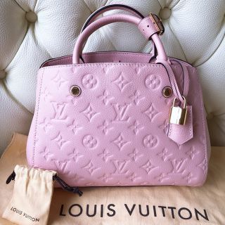 ルイヴィトン(LOUIS VUITTON)の本物❗️極美品 ルイヴィトン モンテーニュBB (ハンドバッグ)