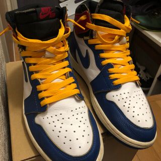 ナイキ(NIKE)のunion×air jordan 1 storm blue(スニーカー)