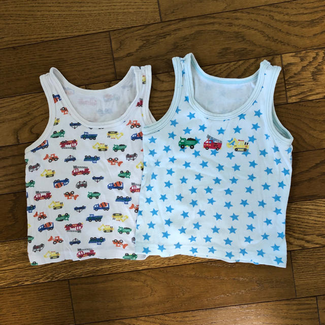 mikihouse(ミキハウス)のミキハウス ランニングシャツ2枚セット キッズ/ベビー/マタニティのベビー服(~85cm)(肌着/下着)の商品写真
