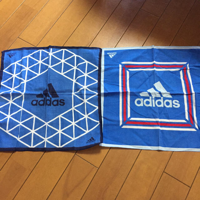 adidas(アディダス)の男の子用 ハンカチ ちょっとだけお値下げしました(^^) ハンドメイドのファッション小物(ハンカチ/バンダナ)の商品写真