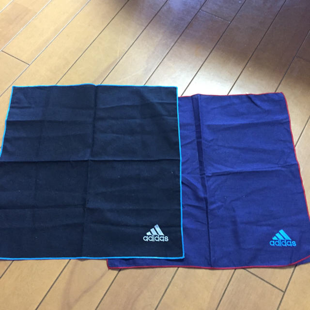 adidas(アディダス)の男の子用 ハンカチ ちょっとだけお値下げしました(^^) ハンドメイドのファッション小物(ハンカチ/バンダナ)の商品写真