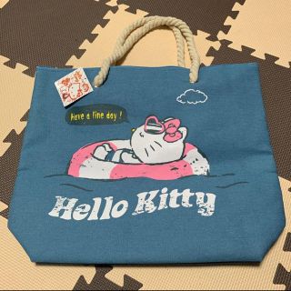 サンリオ(サンリオ)の【新品】Hello Kitty デニムロープバック(トートバッグ)