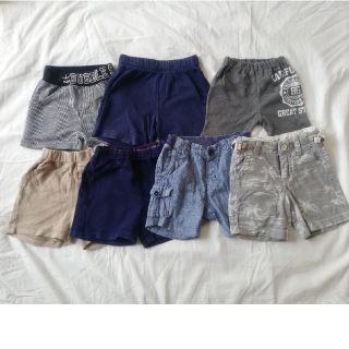 ベビーギャップ(babyGAP)の【SALEまとめ売り】短パン パンツ サイズ80 ギャップ H&M ボーイズ(パンツ)