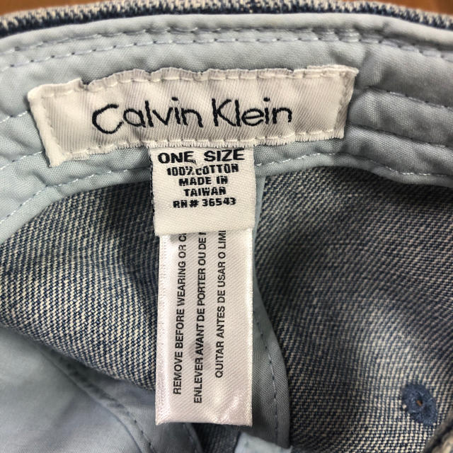 Calvin Klein(カルバンクライン)のCalvin Kleinデニムキャップ レディースの帽子(キャップ)の商品写真