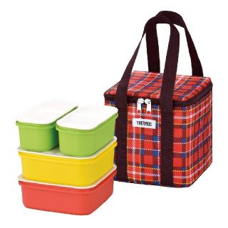 サーモス(THERMOS)のサーモス ファミリーフレッシュランチボックス 2.7L レッド (弁当用品)